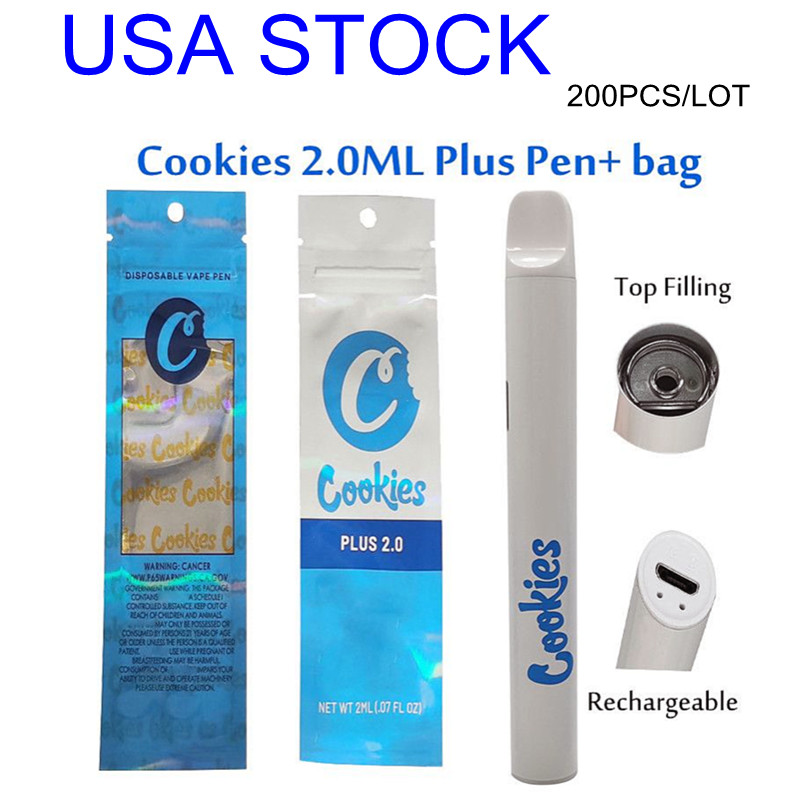Cookies Disposable Vape Pen USA STOCK Electronic Cigarettes 2ML PLUS Thick Oil Pod Device E-cigarettes Empty Vaporizer Pens Rechargeable 350mah Battery Starter Kit
Cookies Disposable Vape Pen USA STOCK Electronic Cigarettes 2ML PLUS Thick Oil Pod Device E-cigarettes Empty Vaporizer Pens Rechargeable 350mah Battery Starter Kit