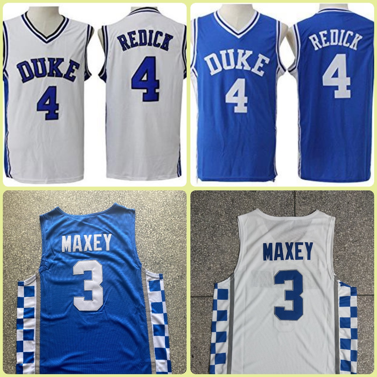 NCAA Kentucky 3 Maxey Basketball Jersey 4 J.J. Redick Duke Blue White Mens College Jerseys Stitched, Men jersey
NCAA Kentucky 3 Maxey Basketball Jersey 4 J.J. Redick Duke Blue White Mens College Jerseys Stitched, Men jersey