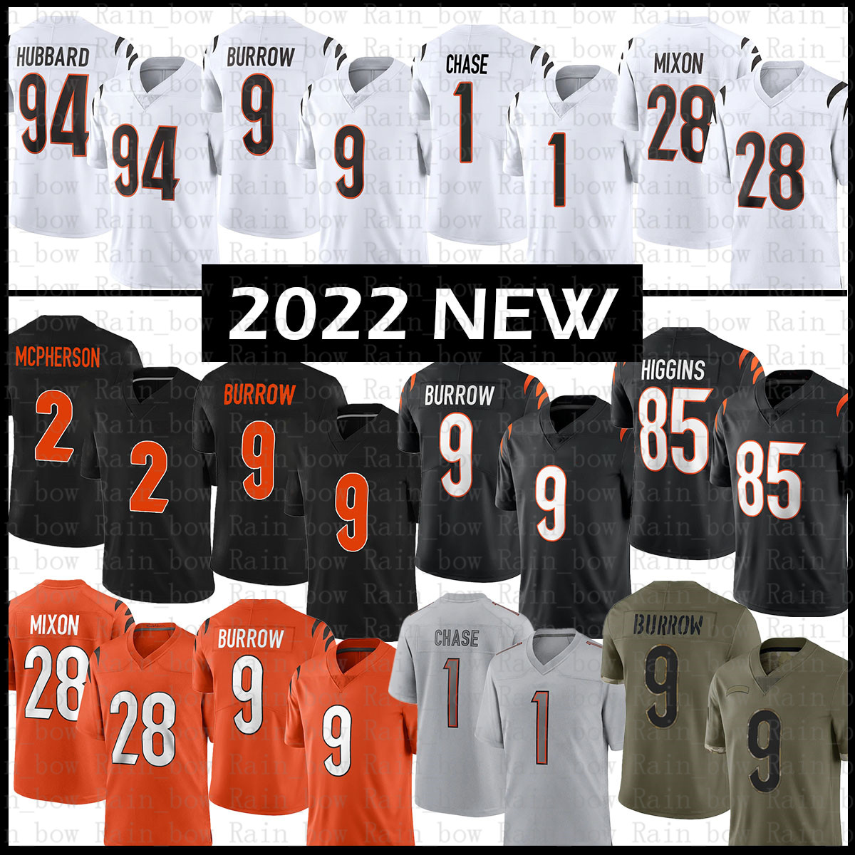 Tee Higgins Bengal Football Jersey Joe Burrow Mixon Ja'Marr Chase Evan McPherson Chris Evans B.J. Daxton Hill Logan Wilson Tyler Boyd Sam Hubbard Mike Hilton Eli Apple, Youth size s-xl(mh)
Tee Higgins Bengal Football Jersey Joe Burrow Mixon Ja'Marr Chase Evan McPherson Chris Evans B.J. Daxton Hill Logan Wilson Tyler Boyd Sam Hubbard Mike Hilton Eli Apple, Youth size s-xl(mh)
