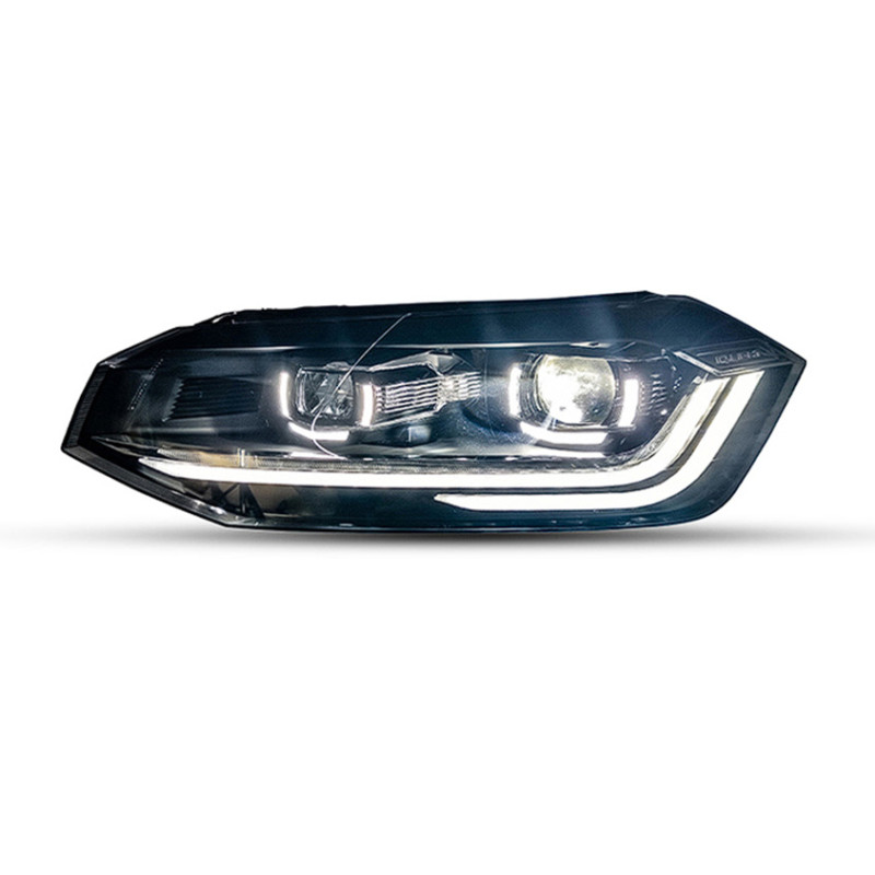Car Headlights For Polo Virtus 20 17-2021 New Polo Daytime Running Light Fog Parking Lamps Auto Part Assembly