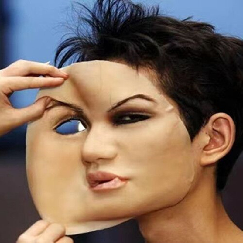 New Crossdressing Realistic Soft Silicone Cosplay Costume Mask Female Face Skin Mask For Crossdresser Dress up
New Crossdressing Realistic Soft Silicone Cosplay Costume Mask Female Face Skin Mask For Crossdresser Dress up