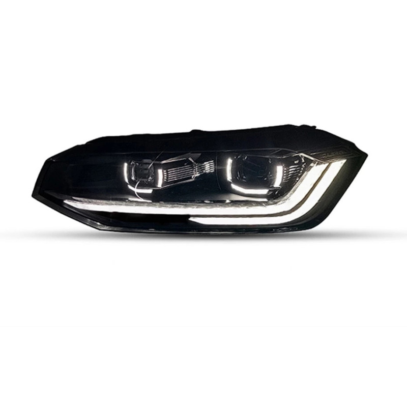 Car Headlights For Polo Virtus 20 17-2021 New Polo Daytime Running Light Fog Parking Lamps Auto Part Assembly