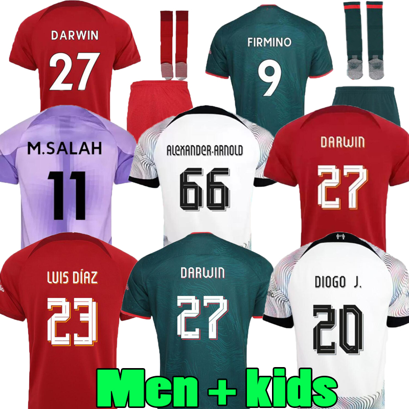 S-4XL 22 23 LVP soccer jerseys season home away 3rd DARWIN 2022 2023 Mohamed Diogo Luis DIaz Alexander Arnold football kit tops shirts men kids uniform M. SALAH, 22/23;away
S-4XL 22 23 LVP soccer jerseys season home away 3rd DARWIN 2022 2023 Mohamed Diogo Luis DIaz Alexander Arnold football kit tops shirts men kids uniform M. SALAH, 22/23;away