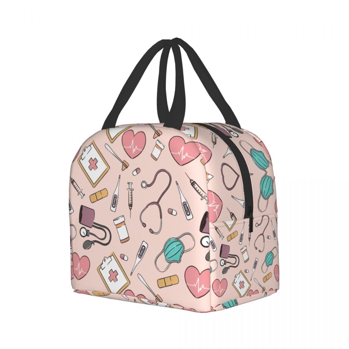 Ice PacksIsothermic Bags Funny Nurse Insulated Lunch Bag for School Office Nursing Portable Thermal Cooler Lunch Box Women Men 221013