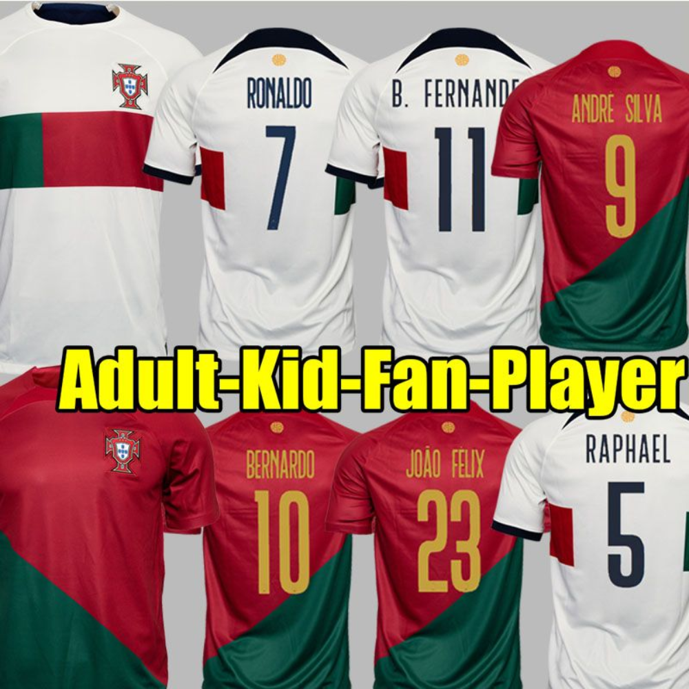 22 23 Portuguesa portugal soccer jerseys RUBEN RONALDO Portugieser 2022 Portuguese football shirt Men Kids kit sets World Cup team Portugals tops thailand, Away
22 23 Portuguesa portugal soccer jerseys RUBEN RONALDO Portugieser 2022 Portuguese football shirt Men Kids kit sets World Cup team Portugals tops thailand, Away