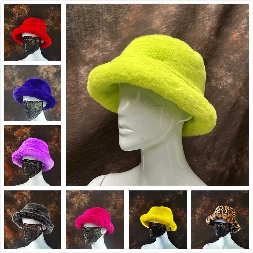Beanie/Skull Caps 2021 Fashion Autumn Winter women Faux Fur Bucket Hat Thickened Soft Warm Fishing Cap Outdoor Vacation Boy girls colourful hat T221013, Rose red
Beanie/Skull Caps 2021 Fashion Autumn Winter women Faux Fur Bucket Hat Thickened Soft Warm Fishing Cap Outdoor Vacation Boy girls colourful hat T221013, Rose red