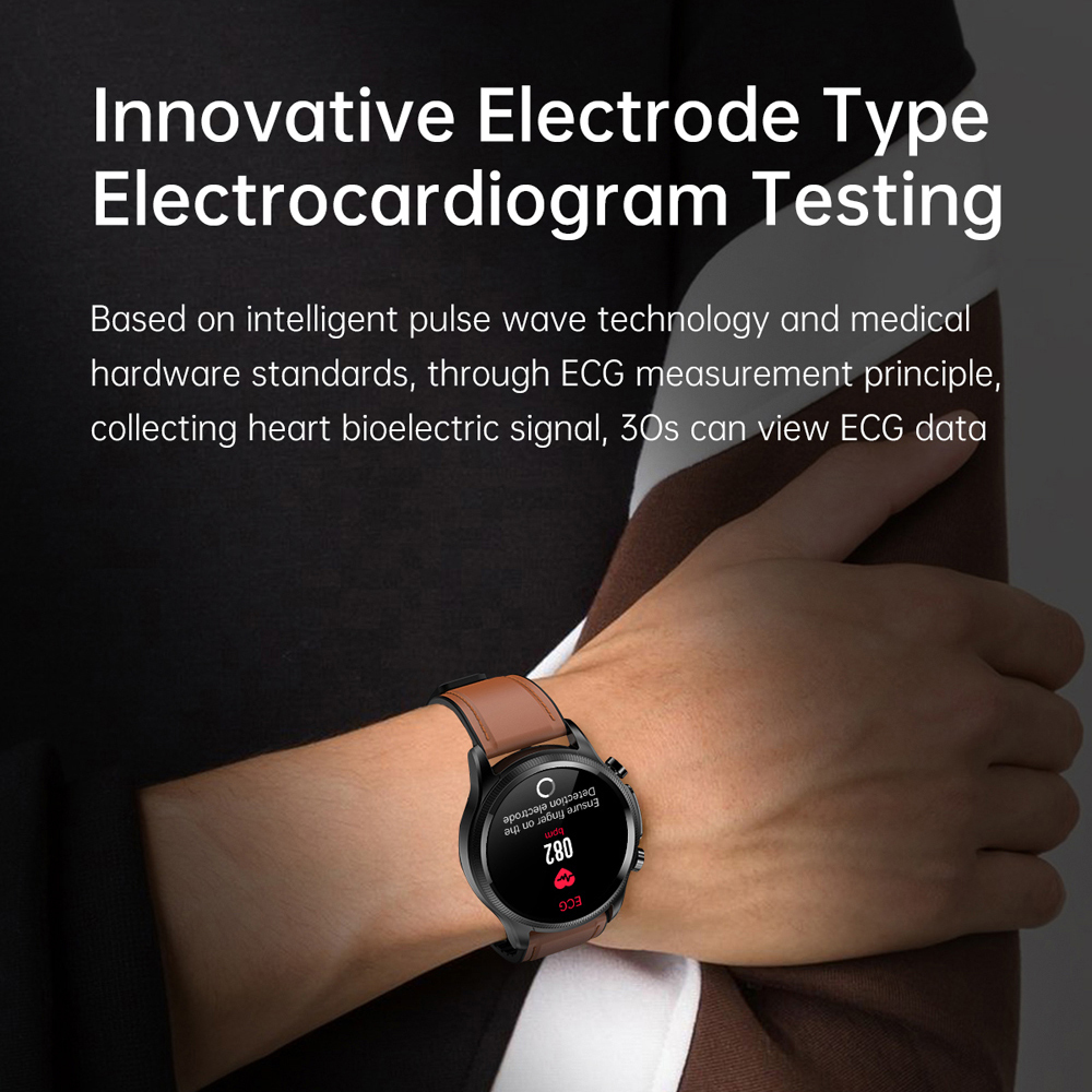 Smart Watches Cardica Blood Smart Watch ECG Monitoring Blood Pressure Body Temperature Smartwatch Men IP68 Waterproof Fitn8498264