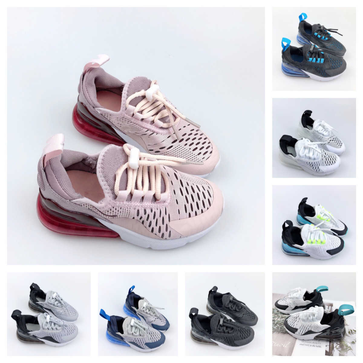 270 Kids children Cushion Running Shoes Triple Black White boys girls 270S sneaker trainers, Donot choose
270 Kids children Cushion Running Shoes Triple Black White boys girls 270S sneaker trainers, Donot choose