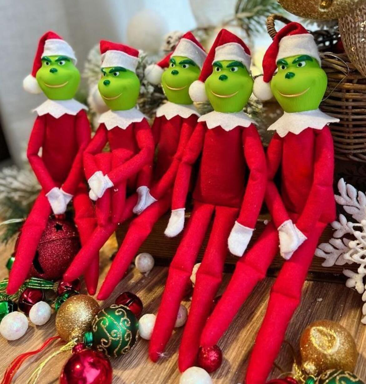 Red Christmas Green Monster Elf Pendant Xmas Grinch's Party Decor Christmas Tree Hanging Ornaments Dolls On The Shelf Individual Packing GC1018A5
Red Christmas Green Monster Elf Pendant Xmas Grinch's Party Decor Christmas Tree Hanging Ornaments Dolls On The Shelf Individual Packing GC1018A5