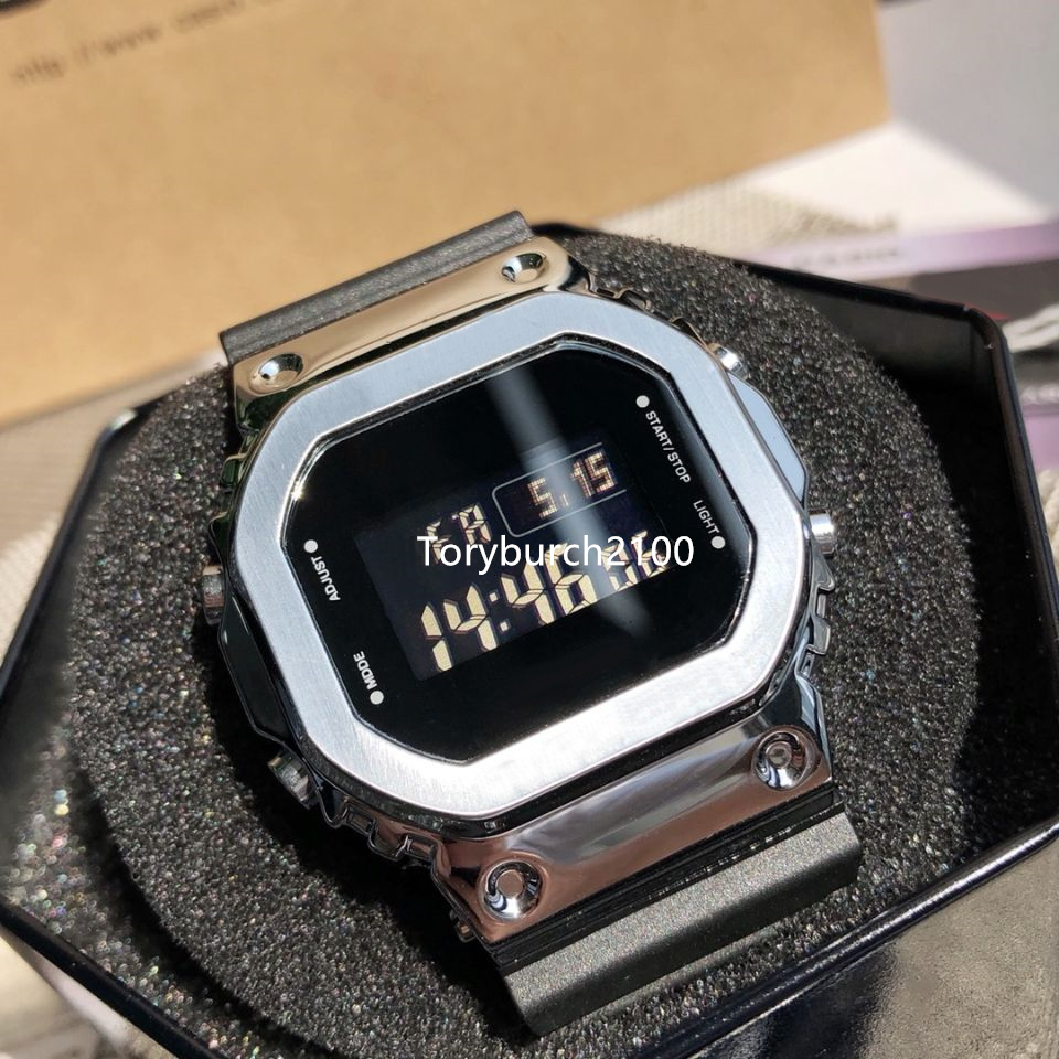 Latest 5600 Watch Dial fashion quality relogio masculino waterproof GM men's wristwatch Sport dual display GMT Digital LED reloj hombre Military, White gold
Latest 5600 Watch Dial fashion quality relogio masculino waterproof GM men's wristwatch Sport dual display GMT Digital LED reloj hombre Military, White gold