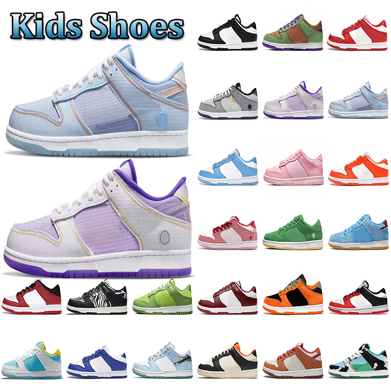SBs Dunks Kids Running Shoes Skateboard Triple Pink Lows Platform Trainers Children Sneakers Chlorophyll UNC Phillies Black White Syracuse Blue Boy Girls Baby Shoe, Color 8
SBs Dunks Kids Running Shoes Skateboard Triple Pink Lows Platform Trainers Children Sneakers Chlorophyll UNC Phillies Black White Syracuse Blue Boy Girls Baby Shoe, Color 8