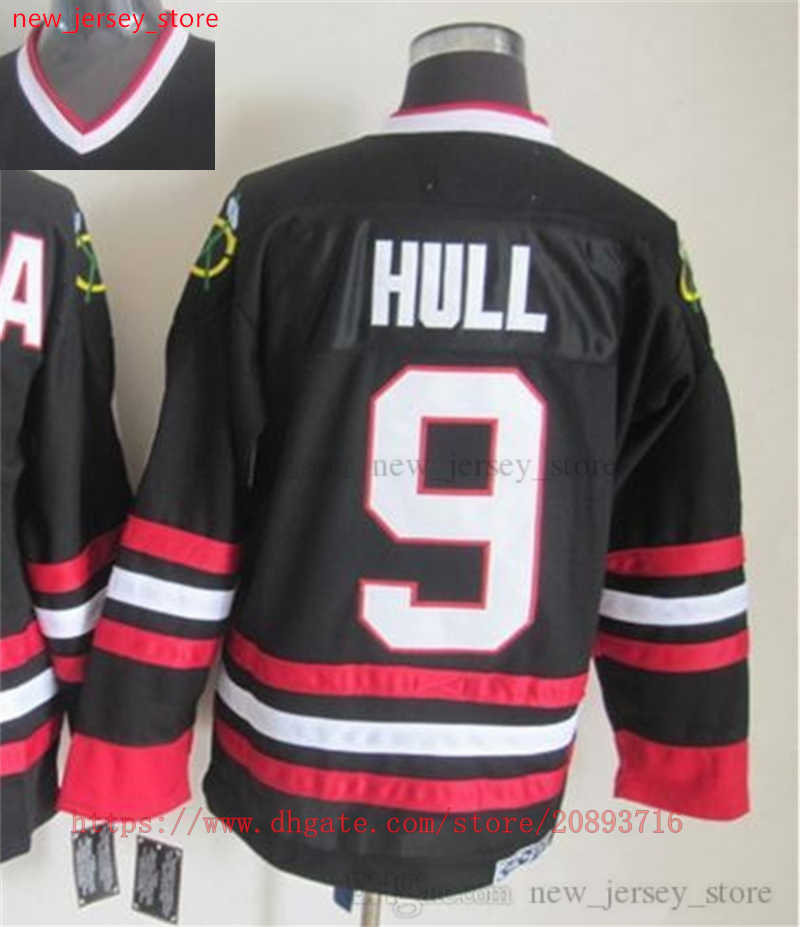 1926-1999 Movie Retro CCM Ice Hockey Jersey Embroidery 9 Bobby Hull 1 Glenn Hall 10 Patrick Sharp 8 Bill Mosienko 38 Ryan Hartman 61 StanleyCup Vintag