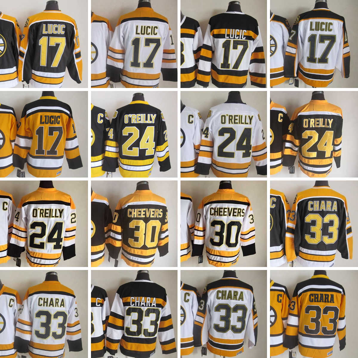 1924-1999 Movie Retro CCM Hockey Jersey Embroidery 33 Zdeno Chara 24 Terry O'reilly 17 Milan Lucic Vintage Jerseys, Aspicture
1924-1999 Movie Retro CCM Hockey Jersey Embroidery 33 Zdeno Chara 24 Terry O'reilly 17 Milan Lucic Vintage Jerseys, Aspicture