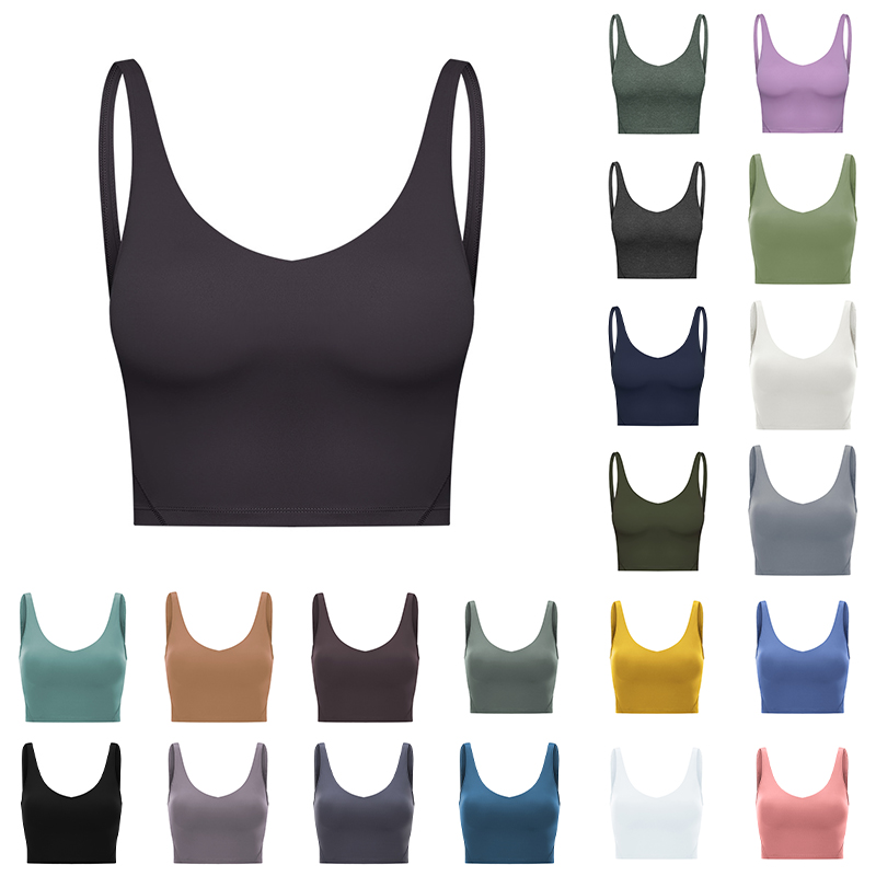 Womens Sports Bras Shock-proof Fitness Solid Color Underwear U-shaped Beauty Back Top With Removable Cups Sport Bra Tanks, 12
Womens Sports Bras Shock-proof Fitness Solid Color Underwear U-shaped Beauty Back Top With Removable Cups Sport Bra Tanks, 12