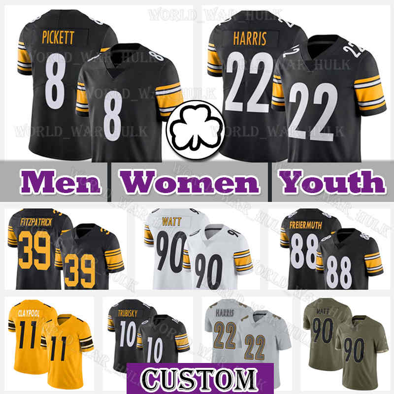 8 Kenny Pickett Jersey Najee Harris T.J. Watt Minkah Fitzpatrick TJ Boswell Cameron Heyward George Pickens Devin Bush Pittsburgh Steelers Pat Freiermuth Myles Jack, Custom women (p q j)
8 Kenny Pickett Jersey Najee Harris T.J. Watt Minkah Fitzpatrick TJ Boswell Cameron Heyward George Pickens Devin Bush Pittsburgh Steelers Pat Freiermuth Myles Jack, Custom women (p q j)