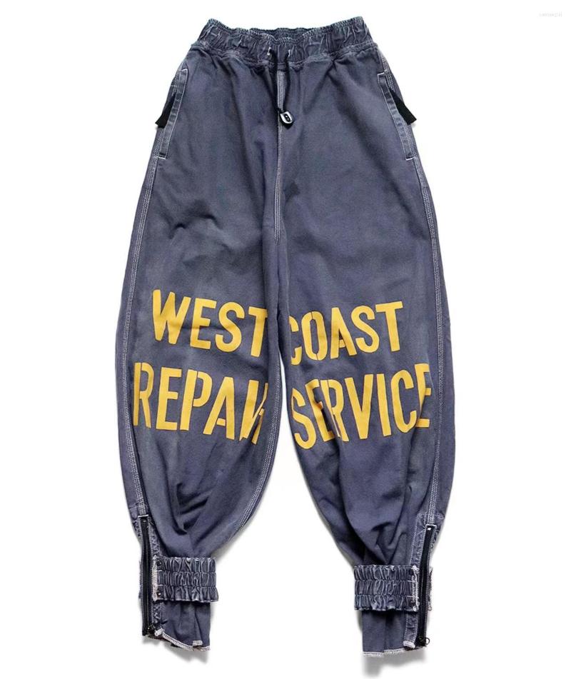 Men' Pants 22AW KAPITAL Hirata Double Color Cotton Wax Dyed Washed Watermark Canvas Leggings Casual Men' Navy Green Loose Trousers 
Men' Pants 22AW KAPITAL Hirata Double Color Cotton Wax Dyed Washed Watermark Canvas Leggings Casual Men' Navy Green Loose Trousers