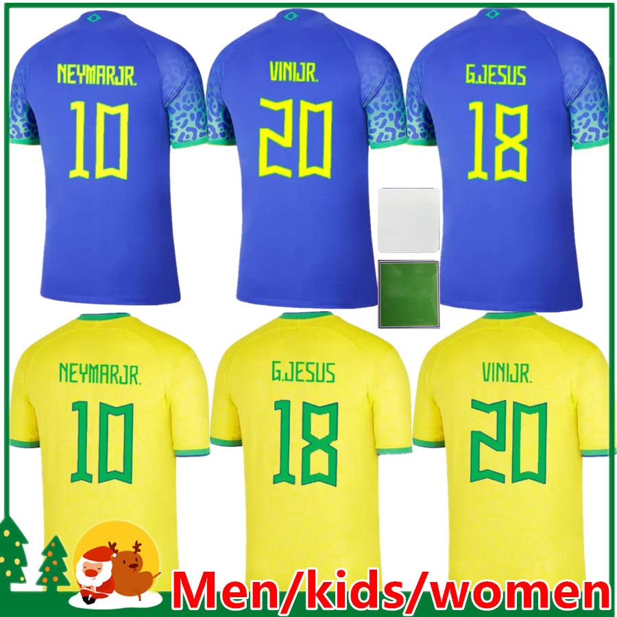 Camisa Brasil 2022 NEYMAR soccer jerseys Brazilian kids kit RICHARLISON VINI JR. ANTONY RAPHINHA L.PAQUETA G.JESUS CASEMIRO world cup football shirts player version, Men home
Camisa Brasil 2022 NEYMAR soccer jerseys Brazilian kids kit RICHARLISON VINI JR. ANTONY RAPHINHA L.PAQUETA G.JESUS CASEMIRO world cup football shirts player version, Men home