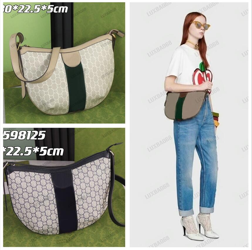 OPHIDIA 2022 SS Shoulder Bag Monograms Web Small Half Moon Hobo For Women Brown Beige Ebony 598125 White Blue Women's Crossbody, 01
OPHIDIA 2022 SS Shoulder Bag Monograms Web Small Half Moon Hobo For Women Brown Beige Ebony 598125 White Blue Women's Crossbody, 01