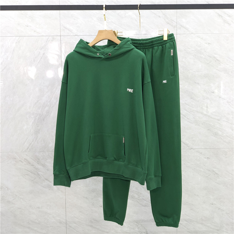 22fw Europe Sweater Autumn Winter Hoodie Fashion Men Women Long Sleeve Terry fabrics Pullover Hooded Sweatshirt Pants Set Tracksuit Trousers Jogging, Green pants
22fw Europe Sweater Autumn Winter Hoodie Fashion Men Women Long Sleeve Terry fabrics Pullover Hooded Sweatshirt Pants Set Tracksuit Trousers Jogging, Green pants