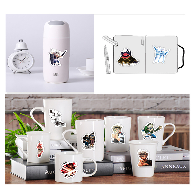50Pcs anime Black Clover stickers Asta Graffiti Kids Toy Skateboard car Motorcycle Bicycle Sticker Decals Wholesale