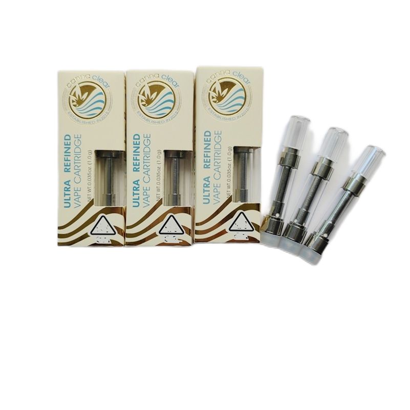 Canna Clear Cart Atomizers Ceramic Glass Tank 0.8 1.0ml Empty Cartridges Thick Oil Vape Carts Dab Pen Vaporizer 300pcs
Canna Clear Cart Atomizers Ceramic Glass Tank 0.8 1.0ml Empty Cartridges Thick Oil Vape Carts Dab Pen Vaporizer 300pcs