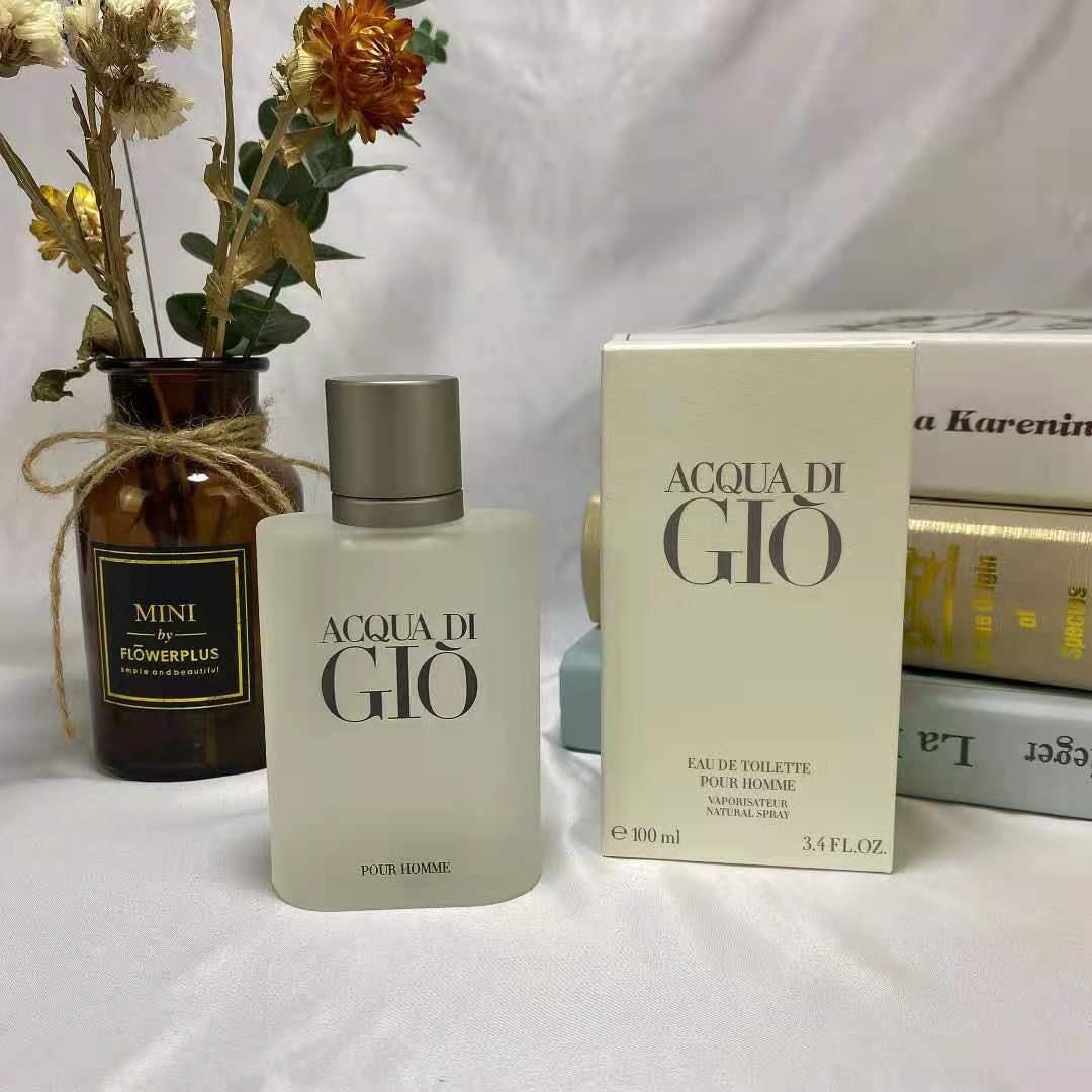 

Acqua Di Gio Perfume 100ml Men women Parfum Eau De Toilette Pour Homme Profumo Long Lasting Smell Man Fragrance Spray 3.4fl.oz candles