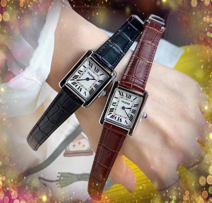 Two Stiches Square Roman Dial Tank Series Watch 31mm Quartz Imported Movement Clock Female Gifts Genuine Leather Blet Luxury Women Wristwatches Montre de Luxe, Rose gold case + red leather
Two Stiches Square Roman Dial Tank Series Watch 31mm Quartz Imported Movement Clock Female Gifts Genuine Leather Blet Luxury Women Wristwatches Montre de Luxe, Rose gold case + red leather