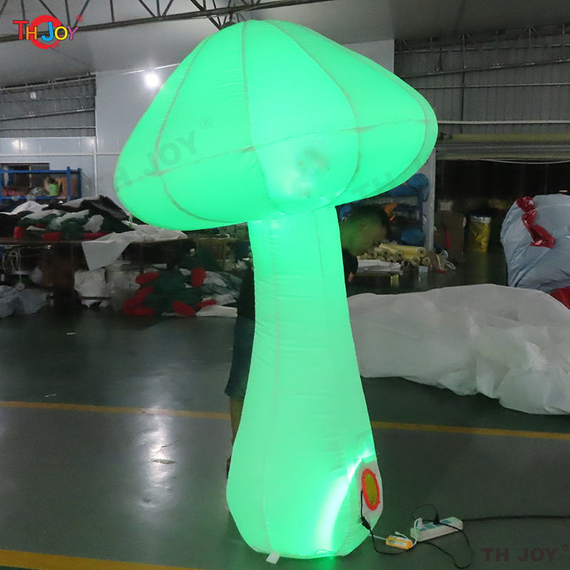Outdoor Activities Mushroom Decoration for Party Event Giant inflatable mushroom with led light
