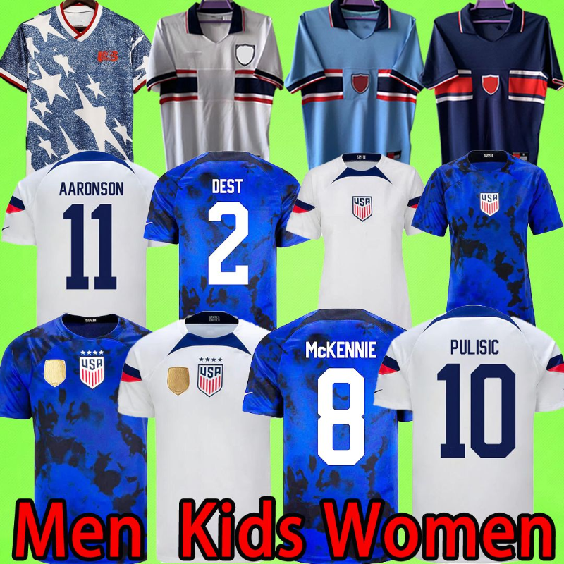 2022 UsAs America soccer jerseys American 2023 PULISIC AARONSON 22 football shirt world cup uniform 1994 retro vintage United kids kit states home away men thailand, 2022 home5
2022 UsAs America soccer jerseys American 2023 PULISIC AARONSON 22 football shirt world cup uniform 1994 retro vintage United kids kit states home away men thailand, 2022 home5
