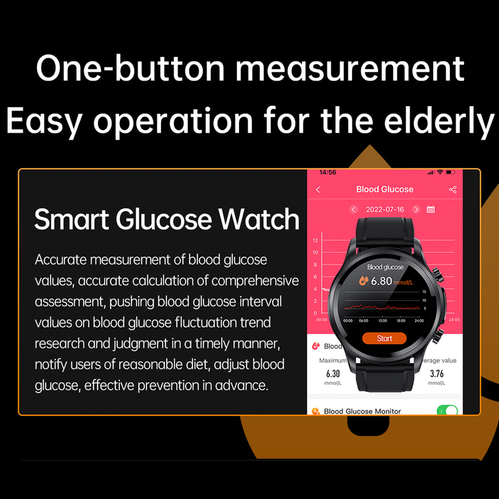 Smart Watches Cardica Blood Smart Watch ECG Monitoring Blood Pressure Body Temperature Smartwatch Men IP68 Waterproof Fitn8498264