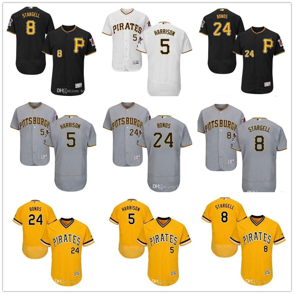 College wear custom Men's women youth Jersey #24 Barry Bonds 5 Josh Harrison 8 Willie Stargell Black Yellow Grey White Baseball Jerseys, Colour 6
College wear custom Men's women youth Jersey #24 Barry Bonds 5 Josh Harrison 8 Willie Stargell Black Yellow Grey White Baseball Jerseys, Colour 6