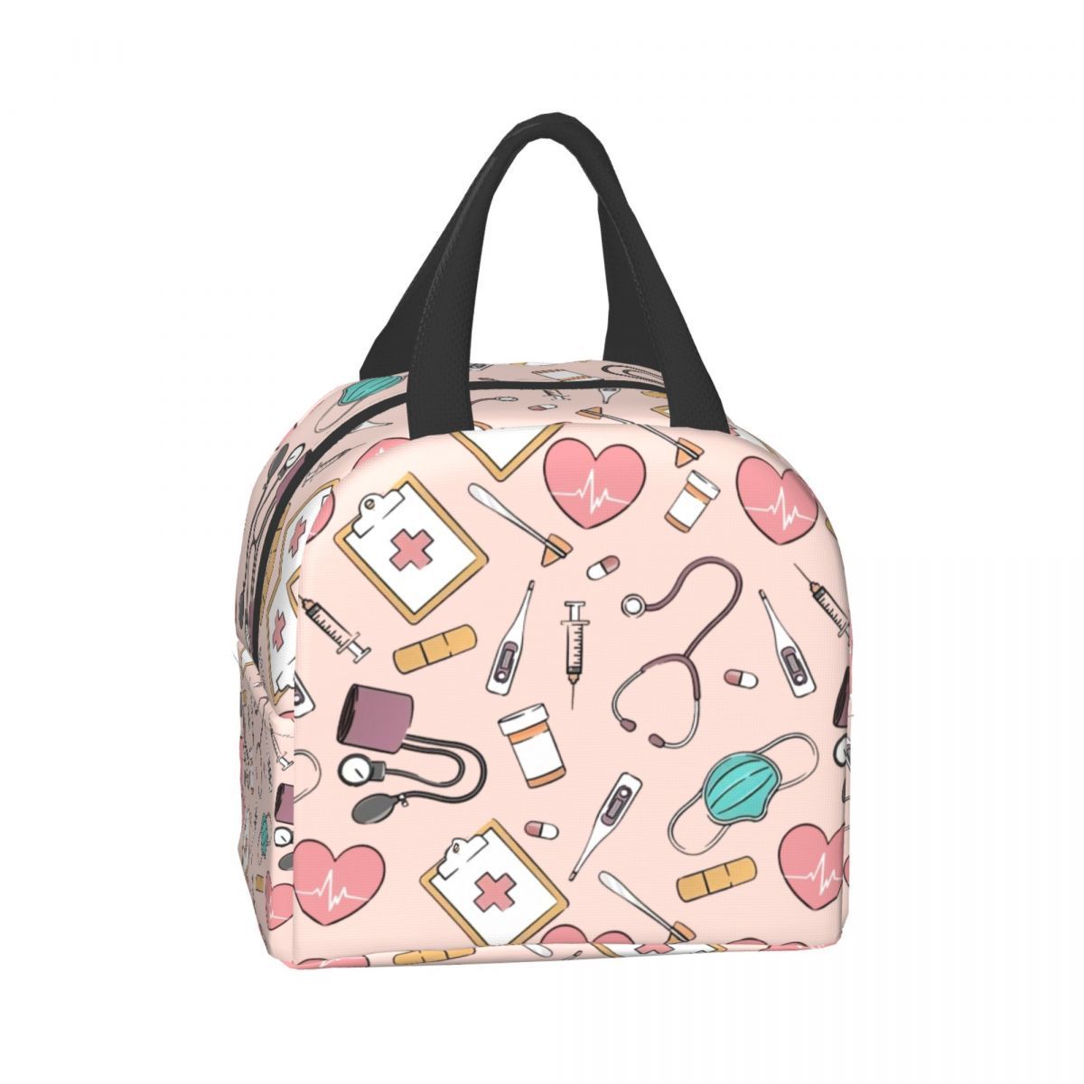 Ice PacksIsothermic Bags Funny Nurse Insulated Lunch Bag for School Office Nursing Portable Thermal Cooler Lunch Box Women Men 221013