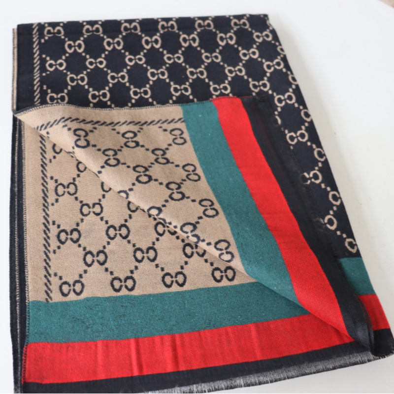 Scarves Autumn and Winter New G Brand Cashmere-like Warm Scarf Shawl Internet Celebrity Same Style Scarf in Wholesale
Scarves Autumn and Winter New G Brand Cashmere-like Warm Scarf Shawl Internet Celebrity Same Style Scarf in Wholesale