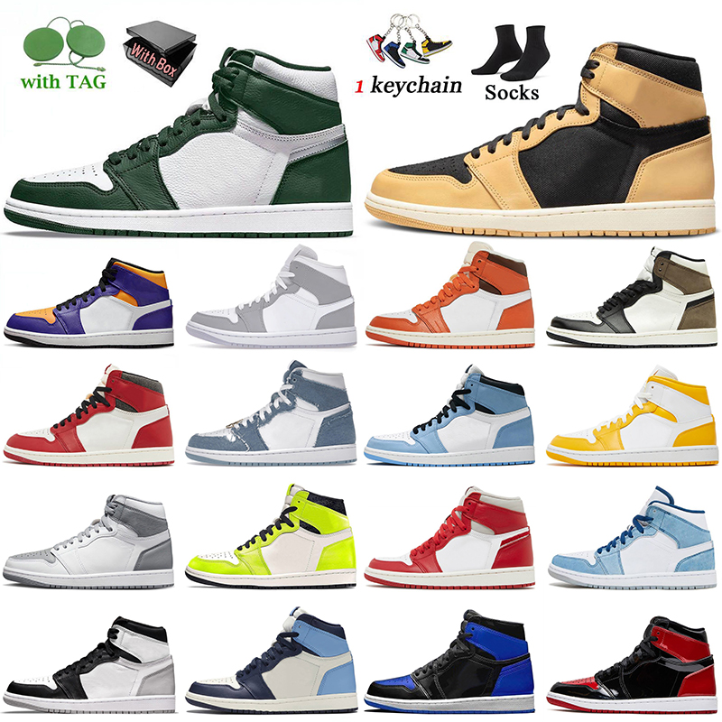 High Og 1 Basketball Shoes with Box Jumpman 1s Lakers Gorge Green Lost Found Starfish Denim Heirloom Women Mens Trainers Unc J1 Sneakers Jordans1 Jordan1, A74 high og stealth 36-47
High Og 1 Basketball Shoes with Box Jumpman 1s Lakers Gorge Green Lost Found Starfish Denim Heirloom Women Mens Trainers Unc J1 Sneakers Jordans1 Jordan1, A74 high og stealth 36-47
