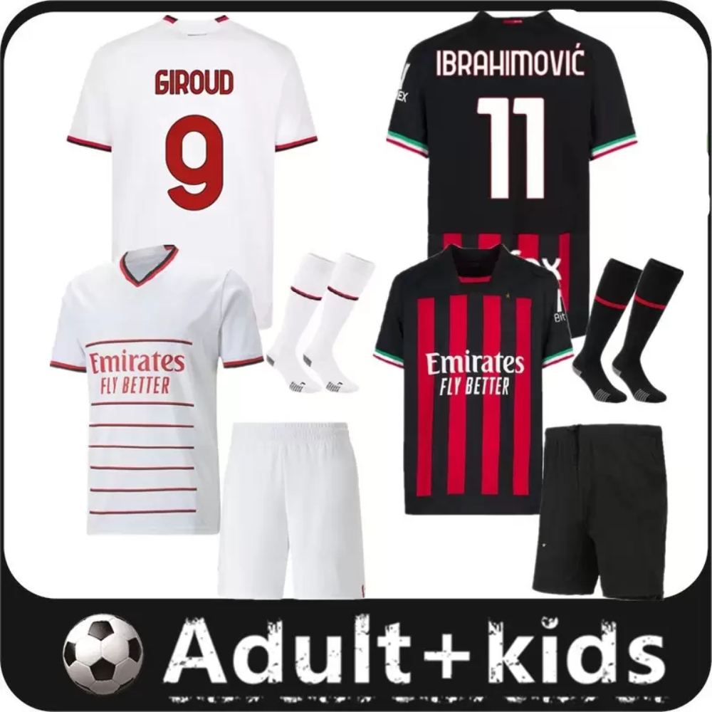 GIROUD IBRAHIMOVIC soccer jerseys Thailand 2022 2023 Third kit home away Fans TONALI REBIC THEO BENNACER KESSIE football shirts KJAER AC Milans adult kids Uniformi, 22-23 away kids
GIROUD IBRAHIMOVIC soccer jerseys Thailand 2022 2023 Third kit home away Fans TONALI REBIC THEO BENNACER KESSIE football shirts KJAER AC Milans adult kids Uniformi, 22-23 away kids
