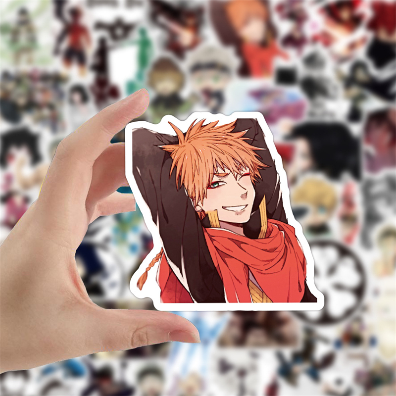 50Pcs anime Black Clover stickers Asta Graffiti Kids Toy Skateboard car Motorcycle Bicycle Sticker Decals Wholesale