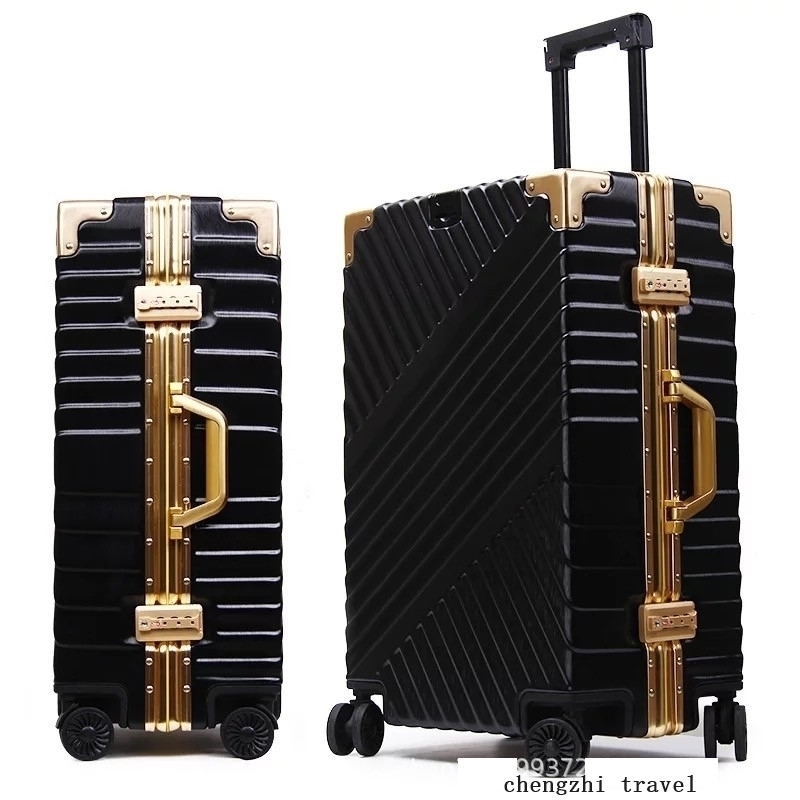 

Suitcases Carrylove 20"24"26"29" Inch Aluminium Frame Suitcase Box Strong Business Trolley Luggage Bag On Wheels 221013