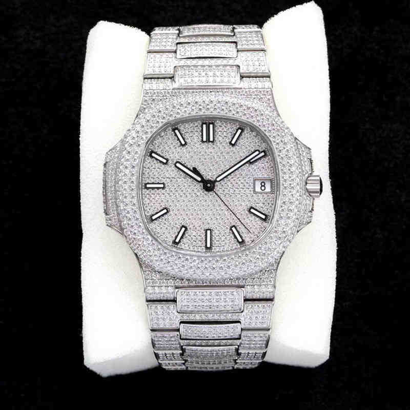 Super replicating complex features Baida diamond studded star Nautilus series brand men's and women's automatic mechanical steel band Watch grenade, White
Super replicating complex features Baida diamond studded star Nautilus series brand men's and women's automatic mechanical steel band Watch grenade, White