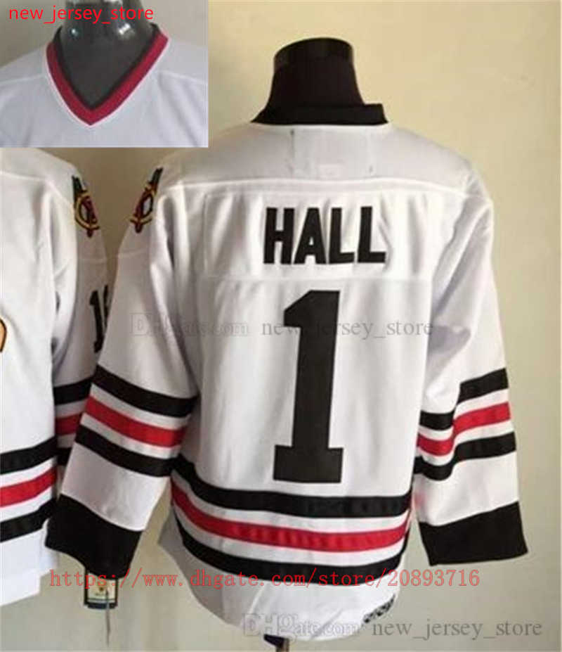 1926-1999 Movie Retro CCM Ice Hockey Jersey Embroidery 9 Bobby Hull 1 Glenn Hall 10 Patrick Sharp 8 Bill Mosienko 38 Ryan Hartman 61 StanleyCup Vintag
