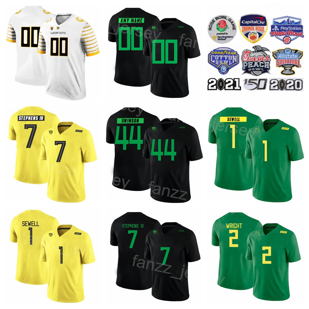 NCAA Football College Oregon Ducks 23 Verone McKinley III Jersey 10 Justin Flowe 1 Noah Sewell 7 Steve Stephens IV 44 Bradyn Swinson 2 Mykael Wright Team University, Black 
NCAA Football College Oregon Ducks 23 Verone McKinley III Jersey 10 Justin Flowe 1 Noah Sewell 7 Steve Stephens IV 44 Bradyn Swinson 2 Mykael Wright Team University, Black