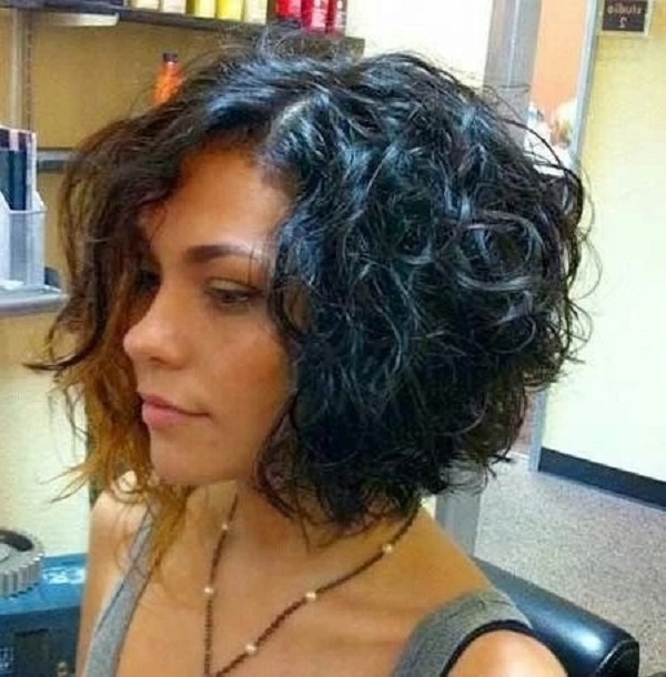 Synthetic Wig Wigs female short curly hair partial Women Small curly
