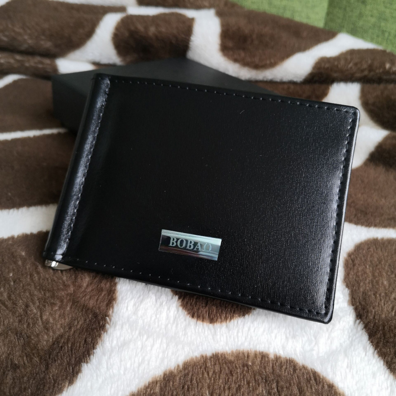 BOBAO Wallet for Men Card Holder Portable Cash Clip Drivers License Leather Coin Purse German Craftsmanship With Box