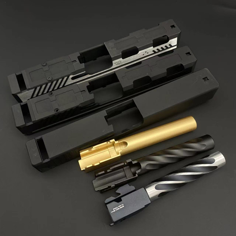 Tactical Accessories Aluminum G17 SI Slide For KUBLAI P1 Gel Blaster Upgrated Airsoft Paintball
Tactical Accessories Aluminum G17 SI Slide For KUBLAI P1 Gel Blaster Upgrated Airsoft Paintball