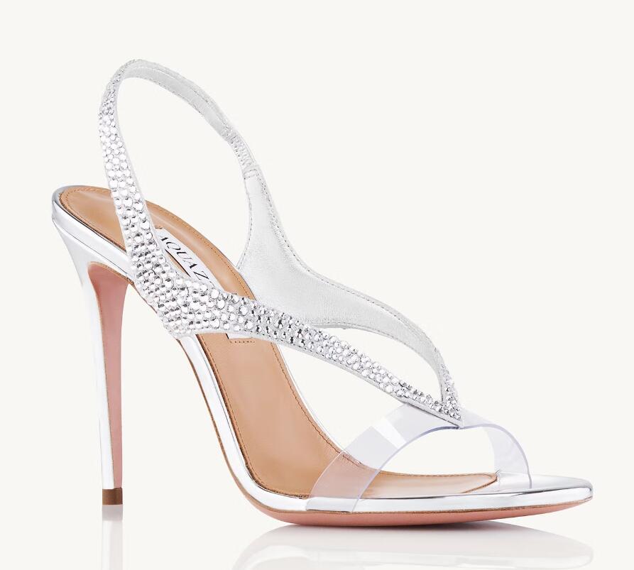 Aquazzuras PVC designers womens sandals Izzy Plexi Sandal Heels crysta buckle party wedding dress shoes heel sexy back strap leather sole sandal 35-43
Aquazzuras PVC designers womens sandals Izzy Plexi Sandal Heels crysta buckle party wedding dress shoes heel sexy back strap leather sole sandal 35-43