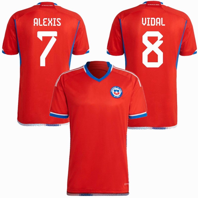 2022 2023 Chile Soccer Jerseys NUNEZ VIDAL ALEXIS MEDEL VALDES MENESES CH.ARANGUIZ BRERETON DIAZ national team 22 23 football men kids kits shirt, Home kids sets
2022 2023 Chile Soccer Jerseys NUNEZ VIDAL ALEXIS MEDEL VALDES MENESES CH.ARANGUIZ BRERETON DIAZ national team 22 23 football men kids kits shirt, Home kids sets