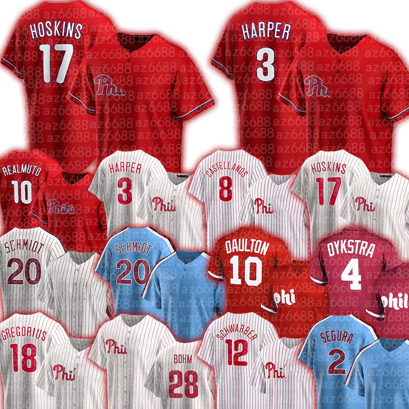 Rhys Hoskins Kyle Schwarber Baseball Jerseys J.T. Realmuto Nick Castellanos Bryce Alec Bohm Harper Philadelphia Jean Segura Bryson Stott Brandon Marsh Phillies Vie, Custom cool base men jersey
Rhys Hoskins Kyle Schwarber Baseball Jerseys J.T. Realmuto Nick Castellanos Bryce Alec Bohm Harper Philadelphia Jean Segura Bryson Stott Brandon Marsh Phillies Vie, Custom cool base men jersey