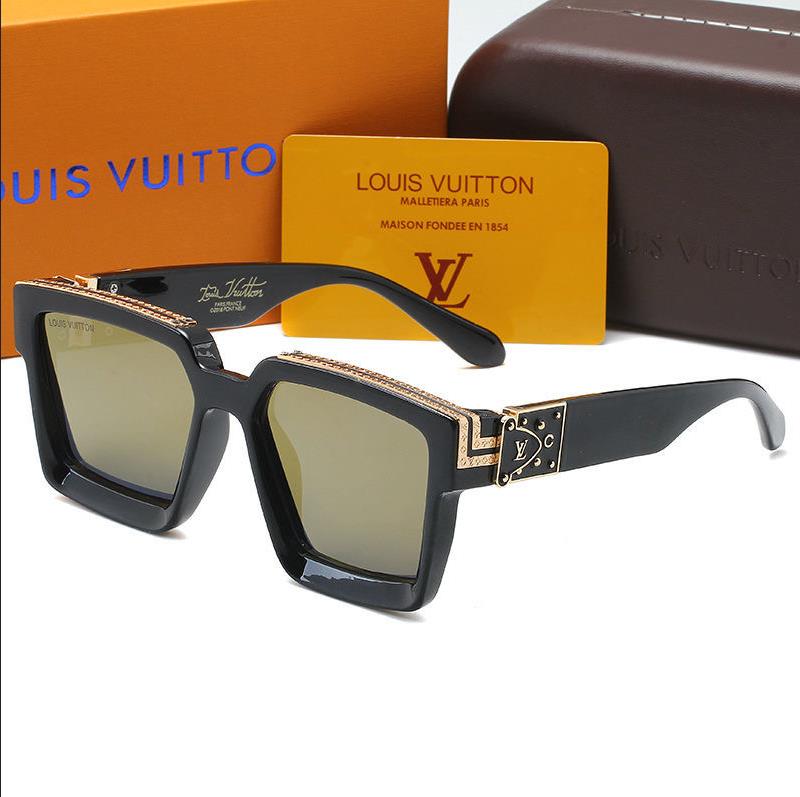 2022HOT 1.1 Millionaires Louis Vuitton Sunglases men women full frame Vintage designer MILLIONAIRE 1.1 sunglasses Louise Viuton men Black LV Logo Made in Italy
2022HOT 1.1 Millionaires Louis Vuitton Sunglases men women full frame Vintage designer MILLIONAIRE 1.1 sunglasses Louise Viuton men Black LV Logo Made in Italy