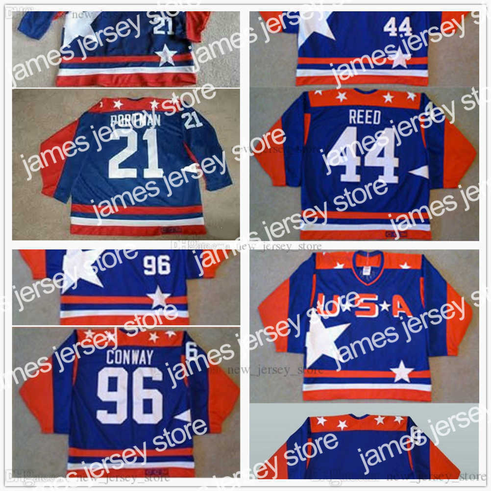 Hockey Jerseys Retro Movie 2017th The Mighty Ducks D2 Team USA Hockey Jerseys Vintage Stitched 96 Charlie Conway 21 Dean Portman 44 Fulton Reed Jersey Blue, As picture
Hockey Jerseys Retro Movie 2017th The Mighty Ducks D2 Team USA Hockey Jerseys Vintage Stitched 96 Charlie Conway 21 Dean Portman 44 Fulton Reed Jersey Blue, As picture