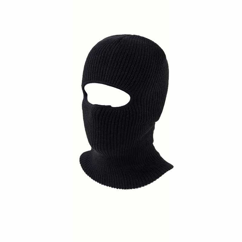 Caps Masks Cycling Unisex Full Face Cover 1 Hole Ski Mask Balaclava Beanies Hats For Men Women Army Tactical Cs Windproof Knit Hat Winter Warm L221014