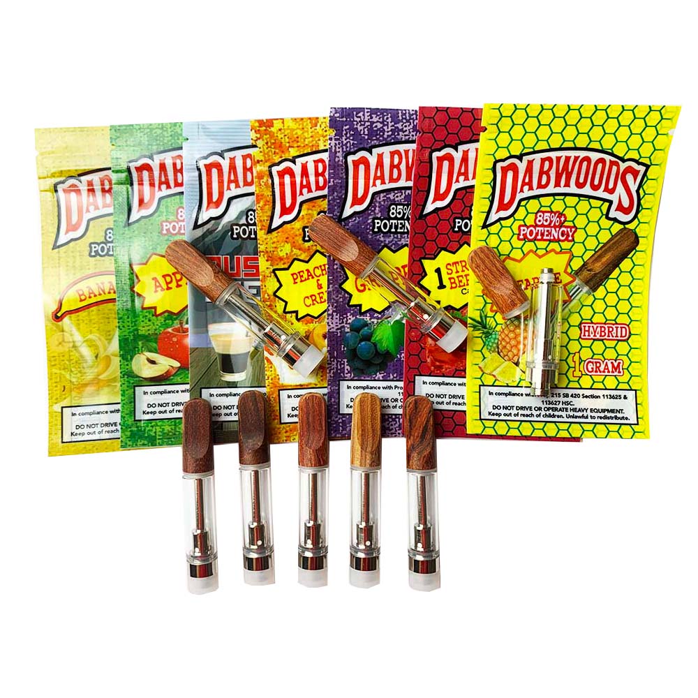 Dabwoods Vape Atomizer 0.8ml 1.0ml Empty Vape Cartridges 510 Thread Wood Tip Ceramic Coil Thick Oil Carts with packaging
Dabwoods Vape Atomizer 0.8ml 1.0ml Empty Vape Cartridges 510 Thread Wood Tip Ceramic Coil Thick Oil Carts with packaging